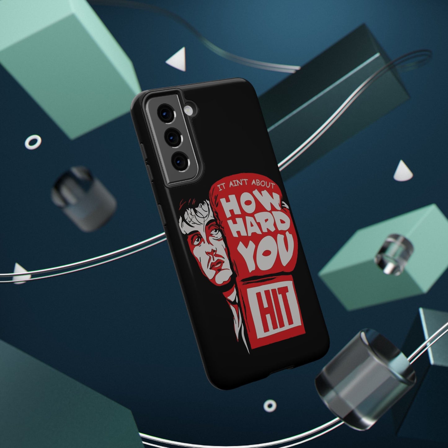 Impact-Resistant Phone Case, Rugged Smartphone Cover, Tough Phone Protection, Inspirational Gift, Motivational Tech Accessory