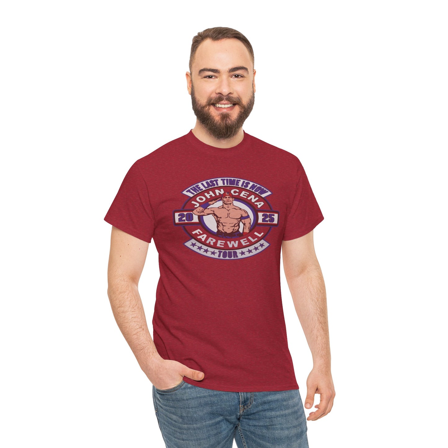 Wrestling Tribute Tee, John Cena Farewell Shirt, Unisex Graphic Tee, Fan Merchandise, Gift for Sports Lovers