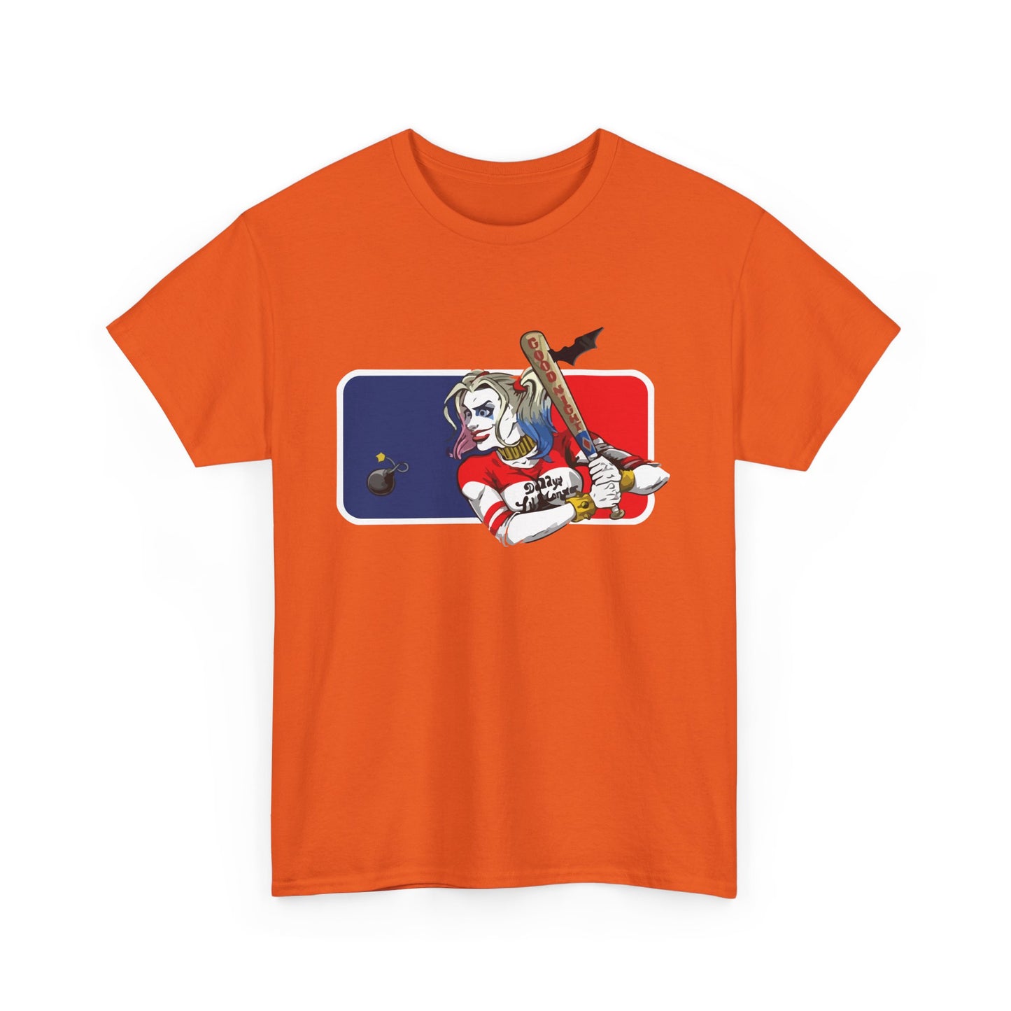 Unisex Baseball Graphic Tee - Harley Quinn DC Casual Wear for Sports Lovers