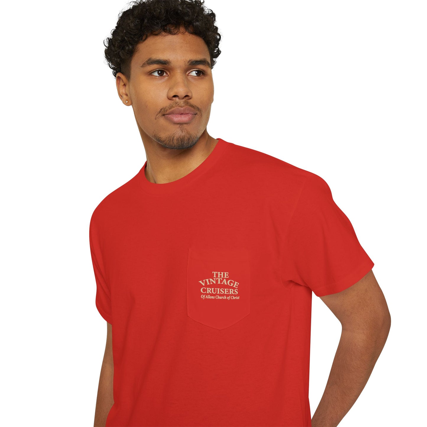 Retro Pocket Tee Allons Church of Christ Cruise 2025 Unisex T-Shirt