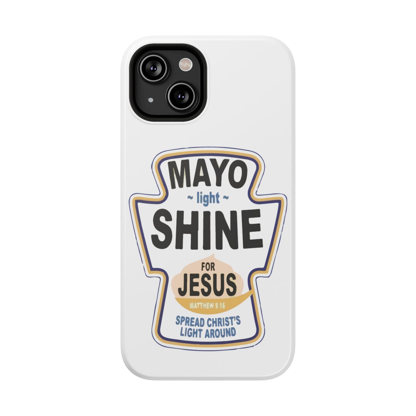 Jesus Message Impact-Resistant Case, Faith-Based Phone Cover, Inspirational Tech Accessory, Christian Gift, Bible Verse Case