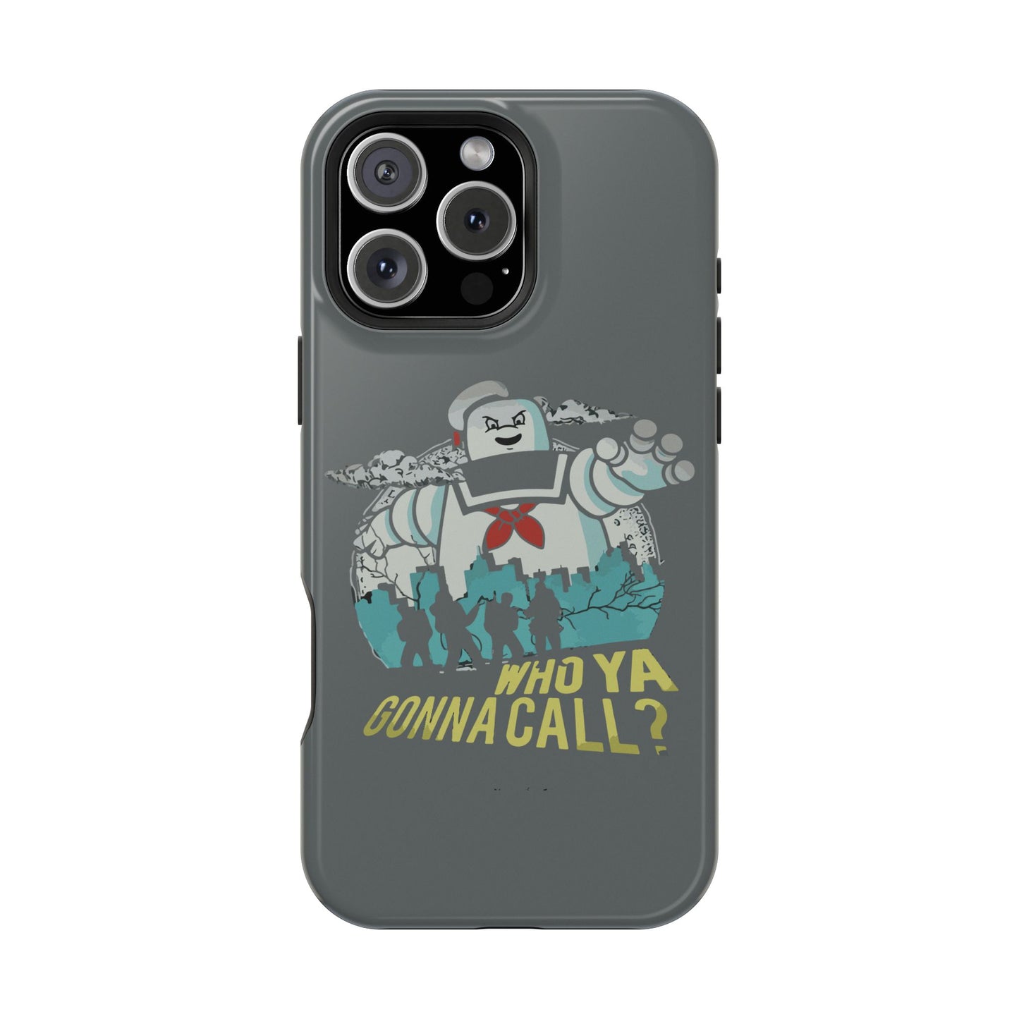 Ghostbuster-Inspired Tough Phone Case - Who Ya Gonna Call? - Perfect for Fans, Gift for Halloween, Geeky Accessories, Durable Protection