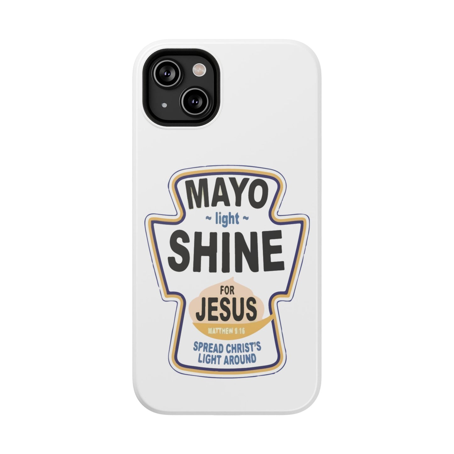 Jesus Message Impact-Resistant Case, Faith-Based Phone Cover, Inspirational Tech Accessory, Christian Gift, Bible Verse Case