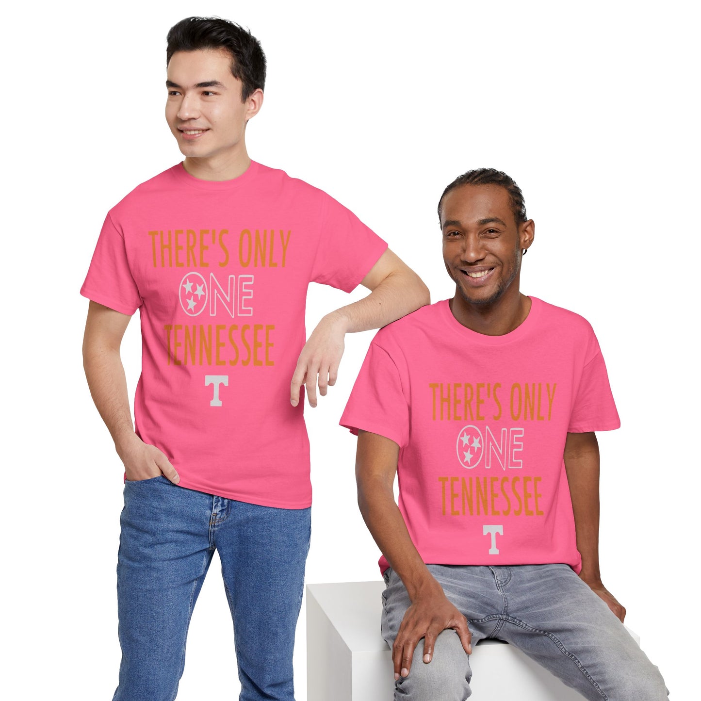 Tennessee Pride Tee, Unisex Heavy Cotton Tee, Tennessee Fans Gift, College Sports Apparel, Casual Everyday Wear, State Pride Shirt