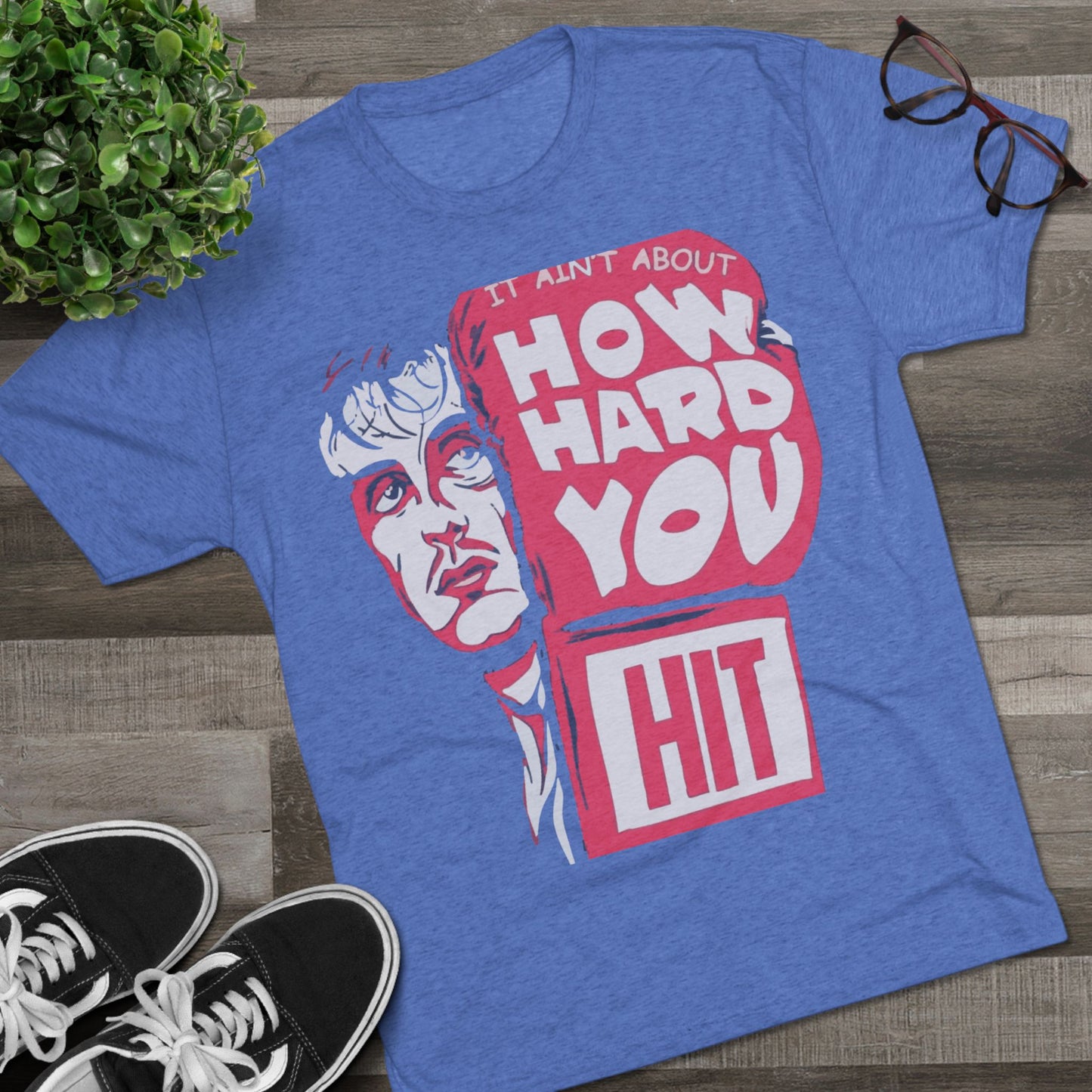 Rocky Fitness Tee - Unisex Tri-Blend Crew Tee
