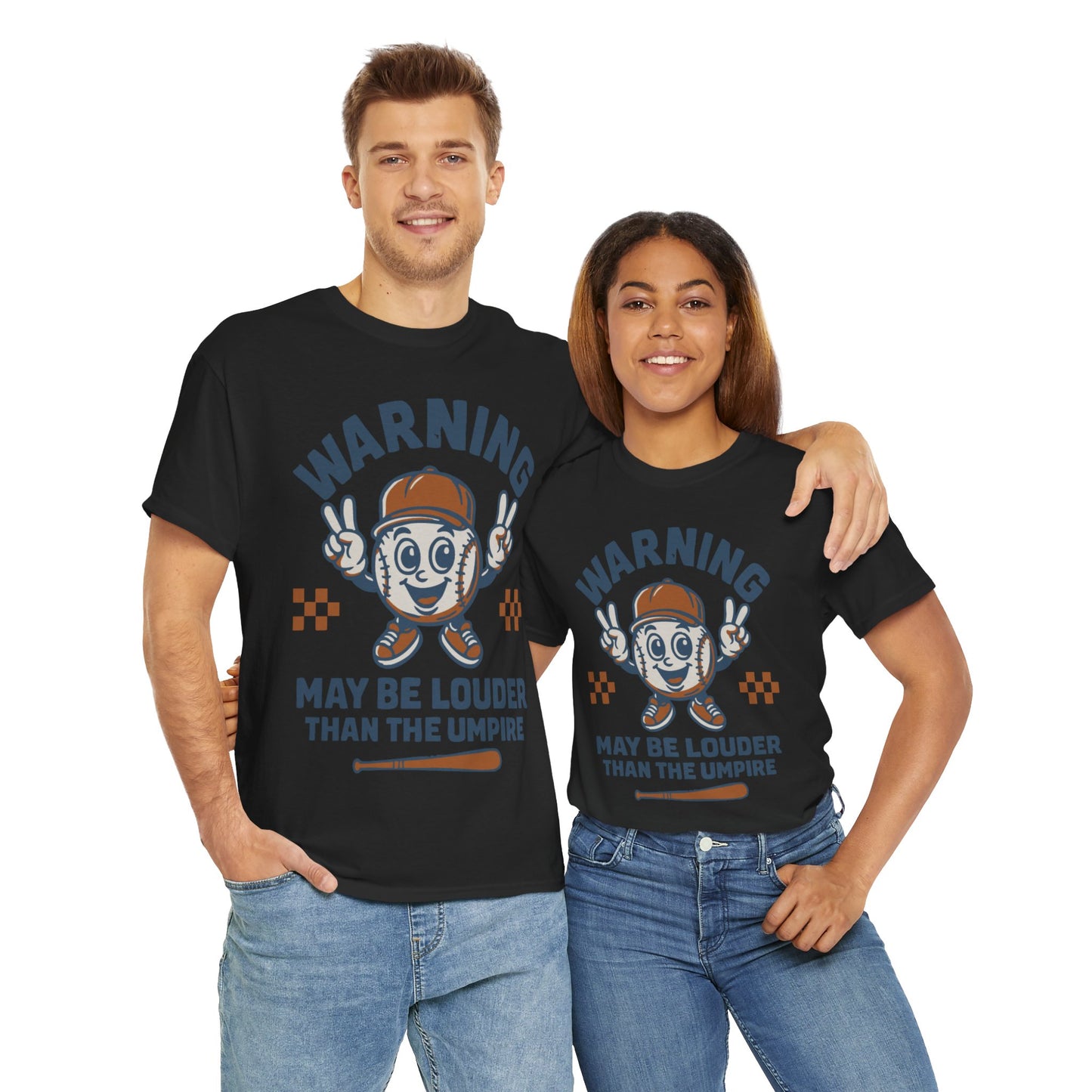 Warning T-Shirt, Fun Umpire Tee, Unique Sports Gift, Casual Wear, Perfect for Baseball Fans