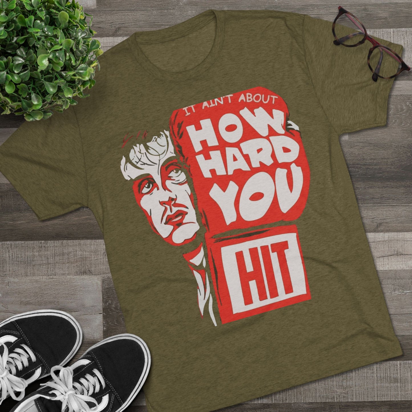 Rocky Fitness Tee - Unisex Tri-Blend Crew Tee