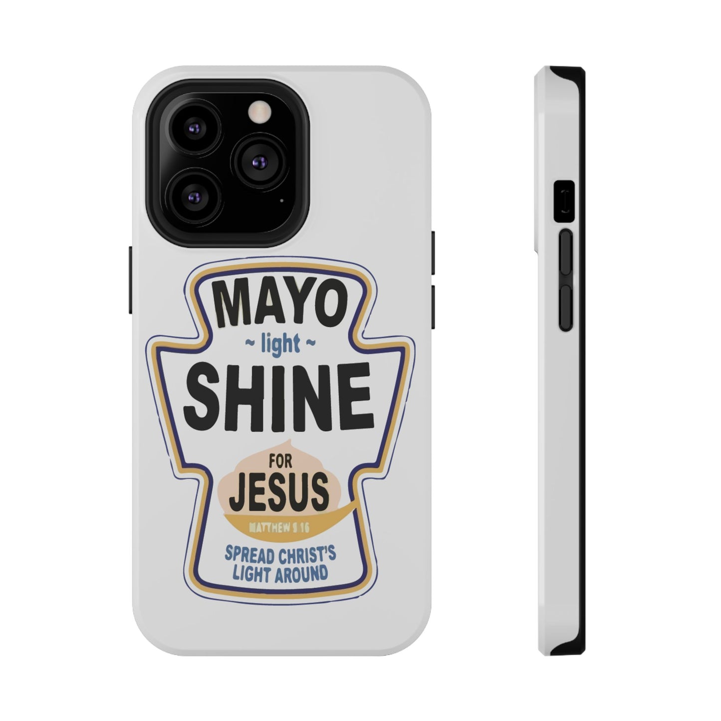 Jesus Message Impact-Resistant Case, Faith-Based Phone Cover, Inspirational Tech Accessory, Christian Gift, Bible Verse Case
