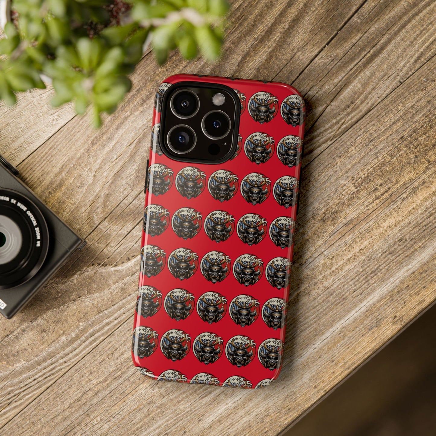 Bold Phone Case, Tough Phone Cover, Red Phone Protector, Unique Gift for Him/Her, Trendy Tech Accessory