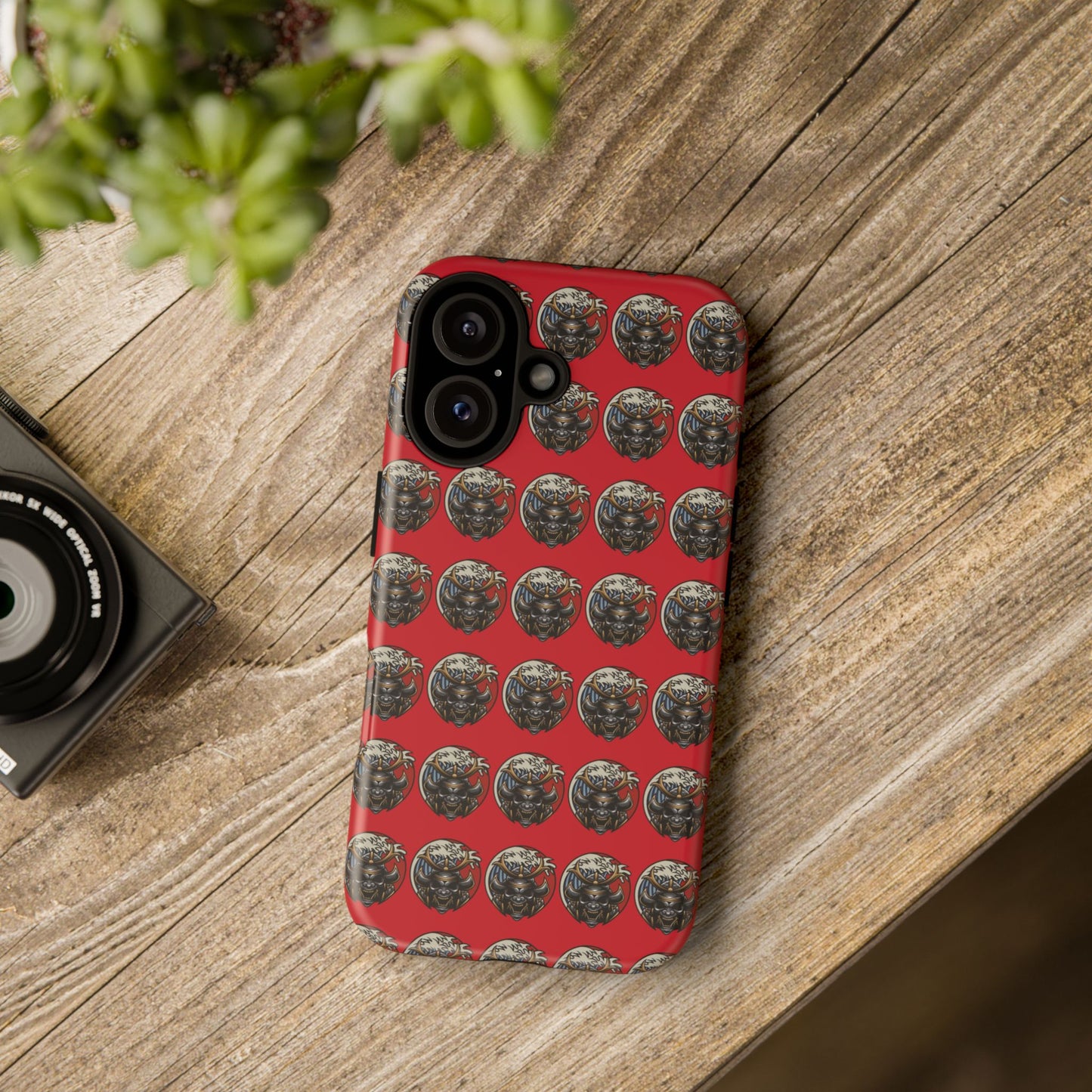 Bold Phone Case, Tough Phone Cover, Red Phone Protector, Unique Gift for Him/Her, Trendy Tech Accessory
