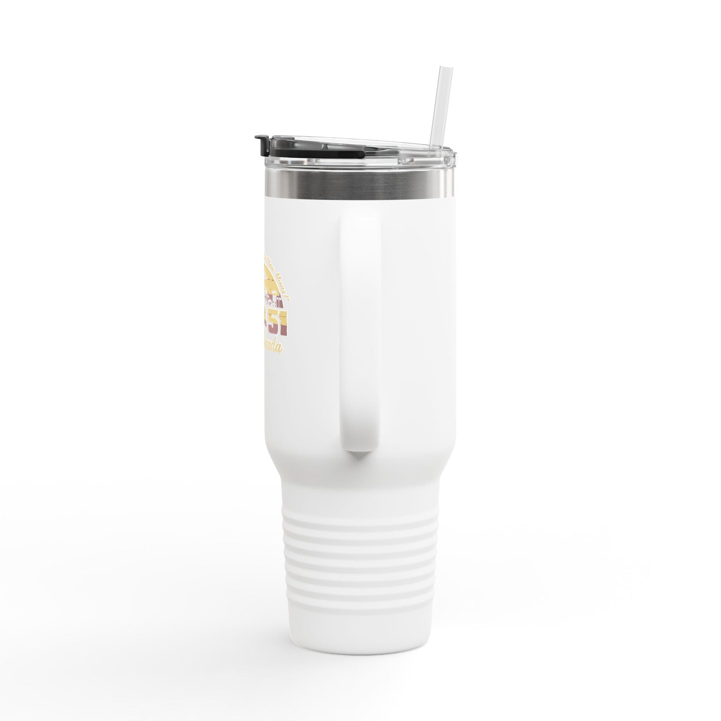 Alien Coffee Mug for Area 51 Fans, Travel Drinkware, 40oz Insulated Tumbler, Perfect for Road Trips, Gifts for UFO Lovers, Sci-Fi Inspired