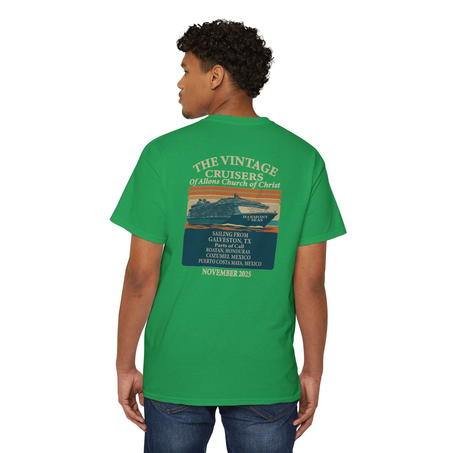 Retro Pocket Tee Allons Church of Christ Cruise 2025 Unisex T-Shirt