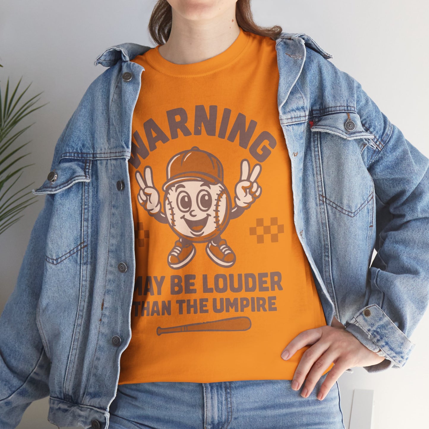 Warning T-Shirt, Fun Umpire Tee, Unique Sports Gift, Casual Wear, Perfect for Baseball Fans