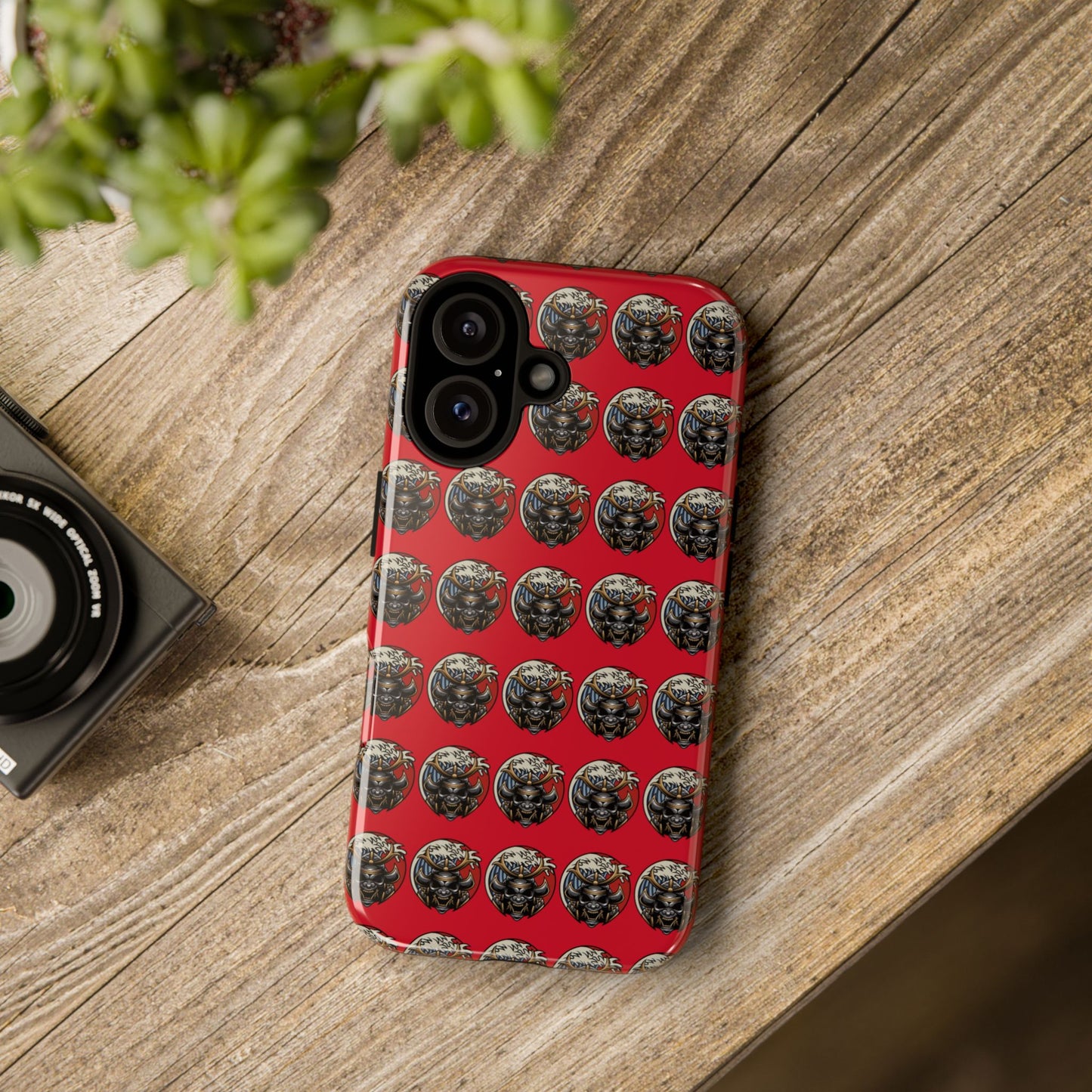Bold Phone Case, Tough Phone Cover, Red Phone Protector, Unique Gift for Him/Her, Trendy Tech Accessory
