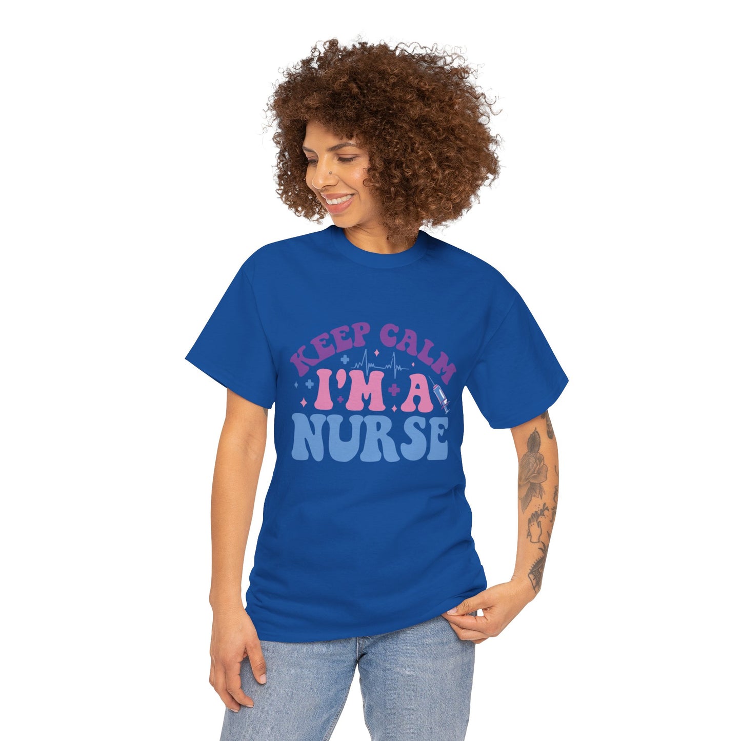 Nurse Appreciation Heavy Cotton Tee, Funny Nurse Gift, Medical Humor Shirt, Nurse Day Celebration Tee, Caregiver Outfit