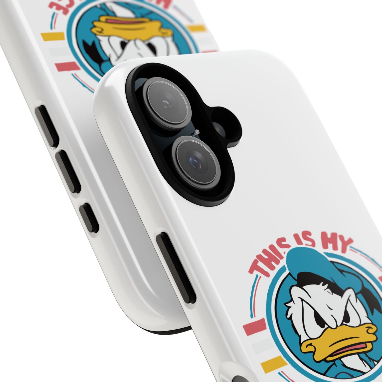 Tough Cases: This is My Happy Face Phone Case, Funny Phone Case, Donald Duck Case, Cute Phone Accessory, Gift for Disney Fans