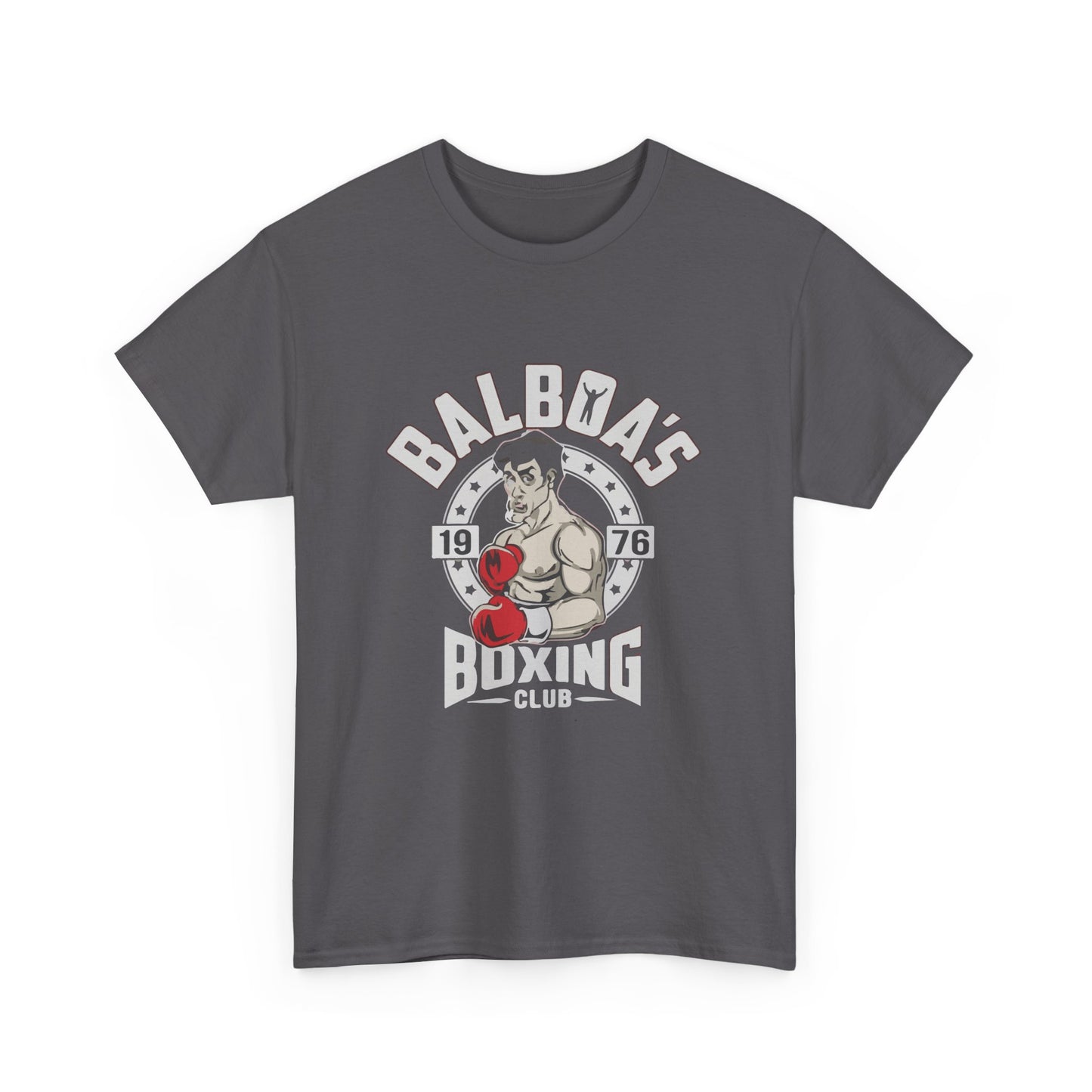Balboa's Boxing Club Unisex Heavy Cotton Tee - Vintage Sports Shirt, Gym Apparel, Boxing Fan Gear, Fitness Gift, Casual Wear