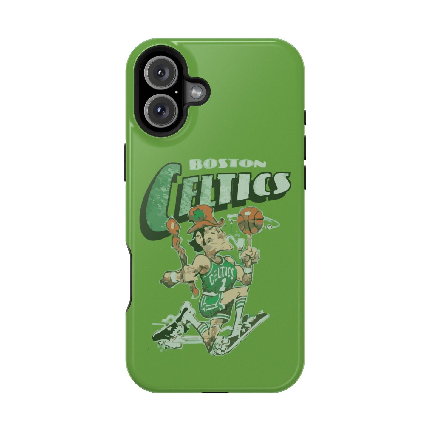 Boston Celtics Impact-Resistant Phone Case, Basketball Phone Cover, Sports Fan Gift, Sturdy Phone Case, NBA Merchandise, Team Spirit Decor