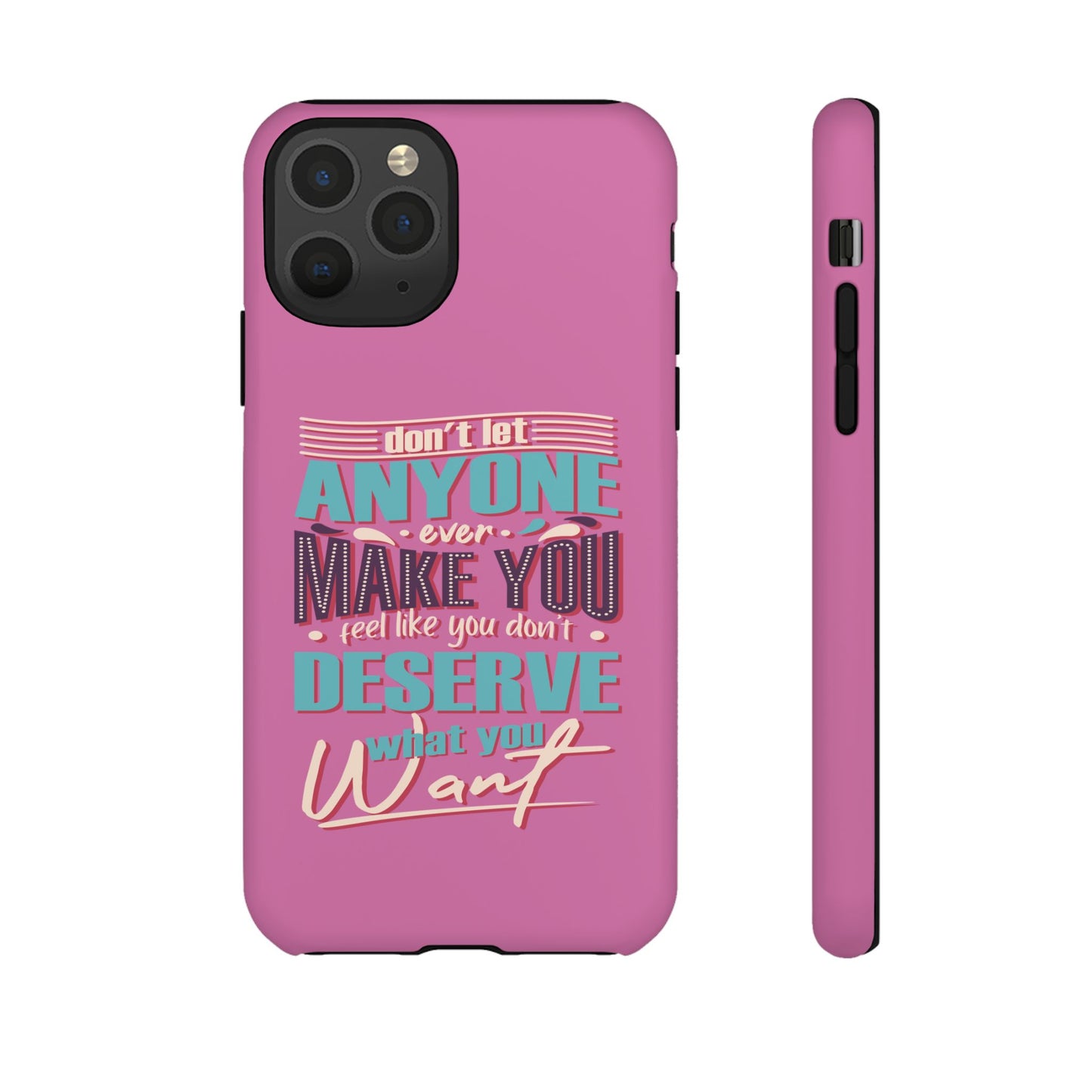 Inspirational Phone Case, Motivational Phone Cover, Tough Cases for Her, Gift for Friends, Self-Love Quote Case