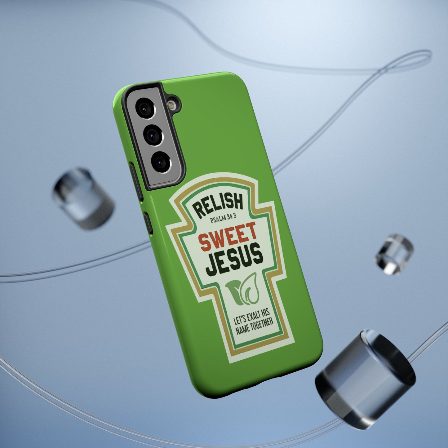 Relish Sweet Jesus Phone Case, Christian Gift, Impact-Resistant Case, Religious Phone Accessory, Faith-Based Present, Celebration Case