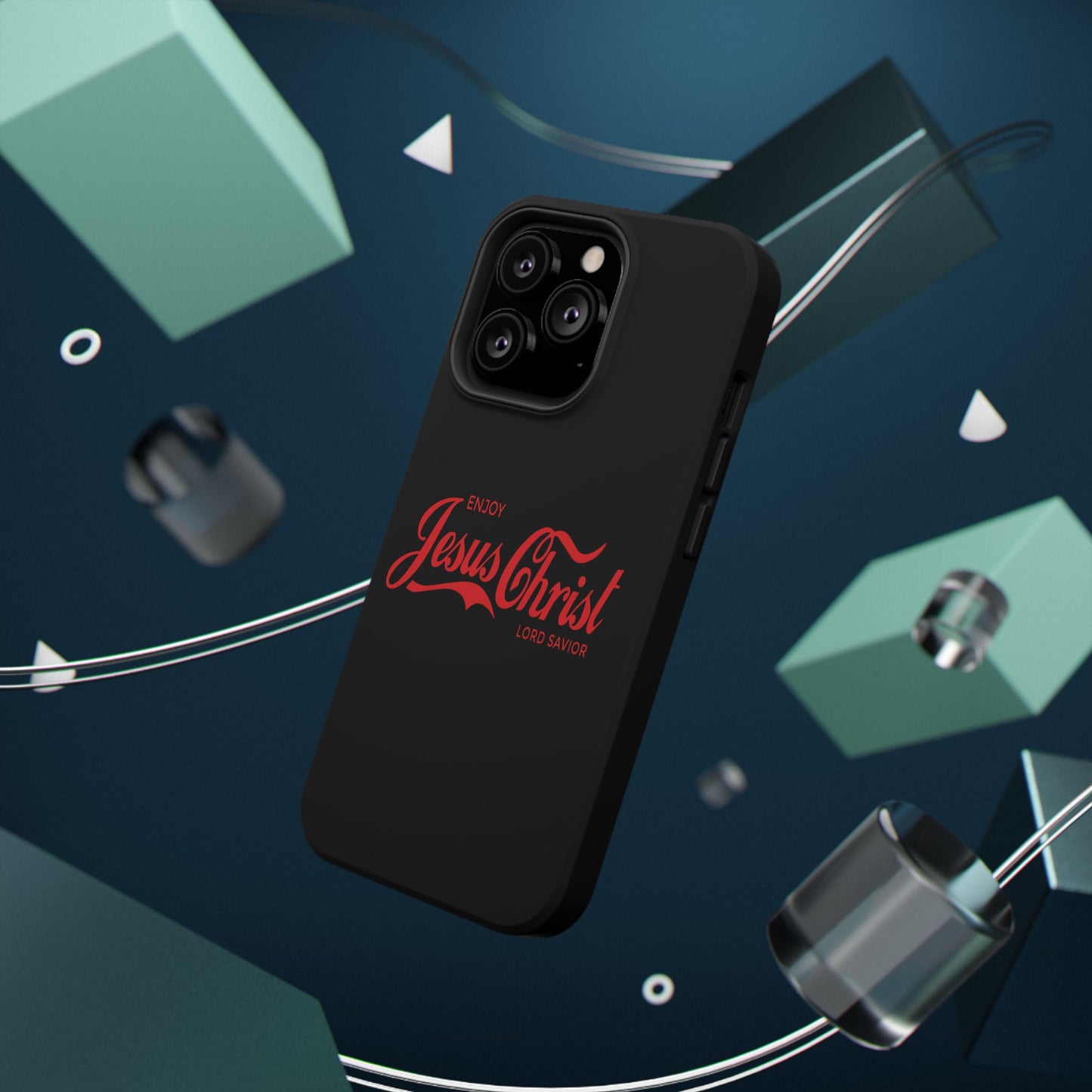 Impact-Resistant Phone Case: Enjoy Jesus Christ Lord Savior, Christian Gift, Durable Protection, Faith-Based Accessory, Holiday Gift