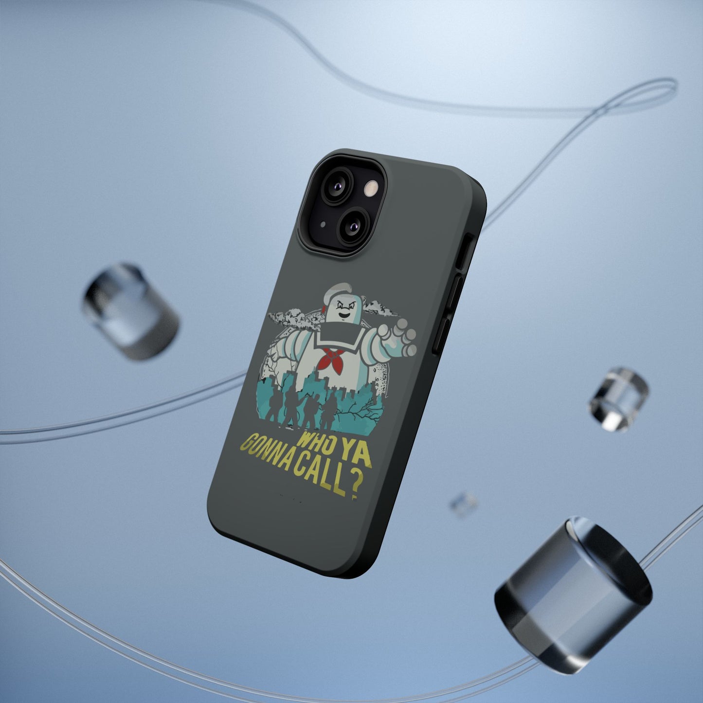Ghostbuster-Inspired Tough Phone Case - Who Ya Gonna Call? - Perfect for Fans, Gift for Halloween, Geeky Accessories, Durable Protection