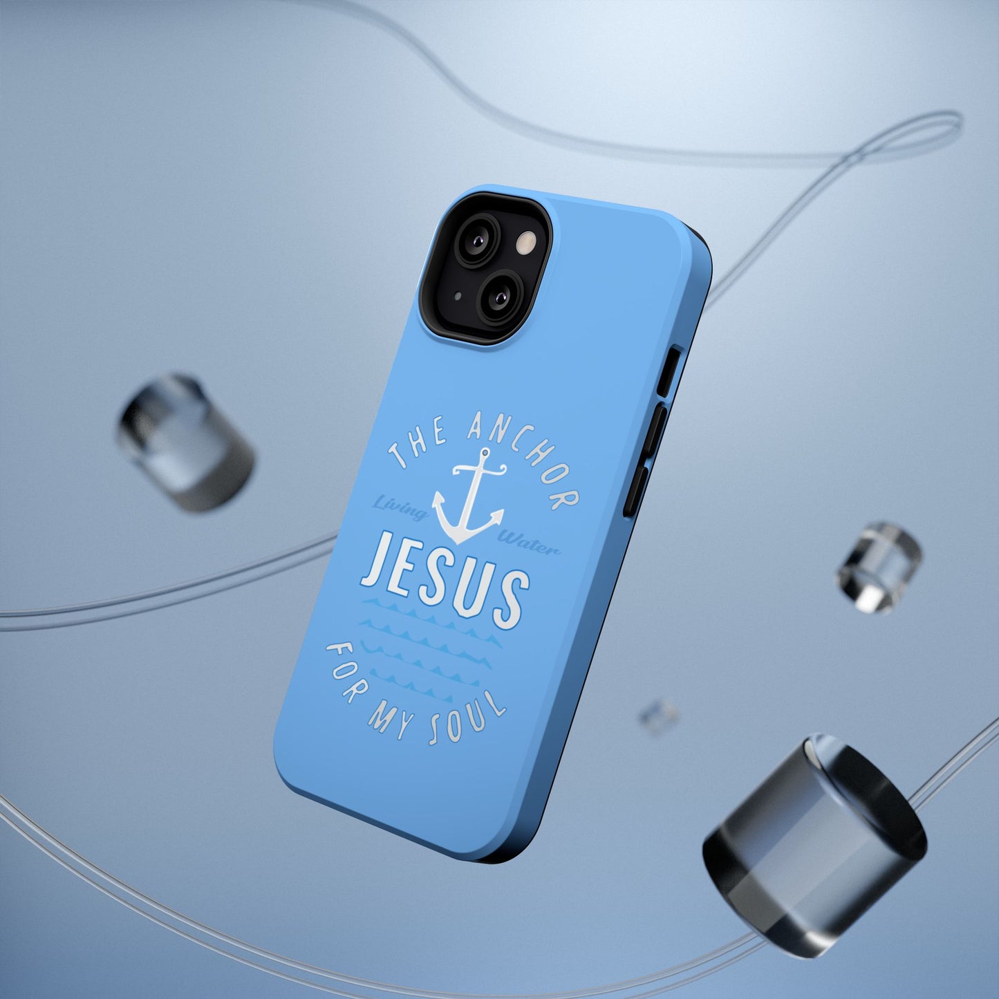 Jesus Anchor Phone Case, Christian Tech Accessories, Inspirational Gifts, Unique Phone Covers, Faith-Based Decor