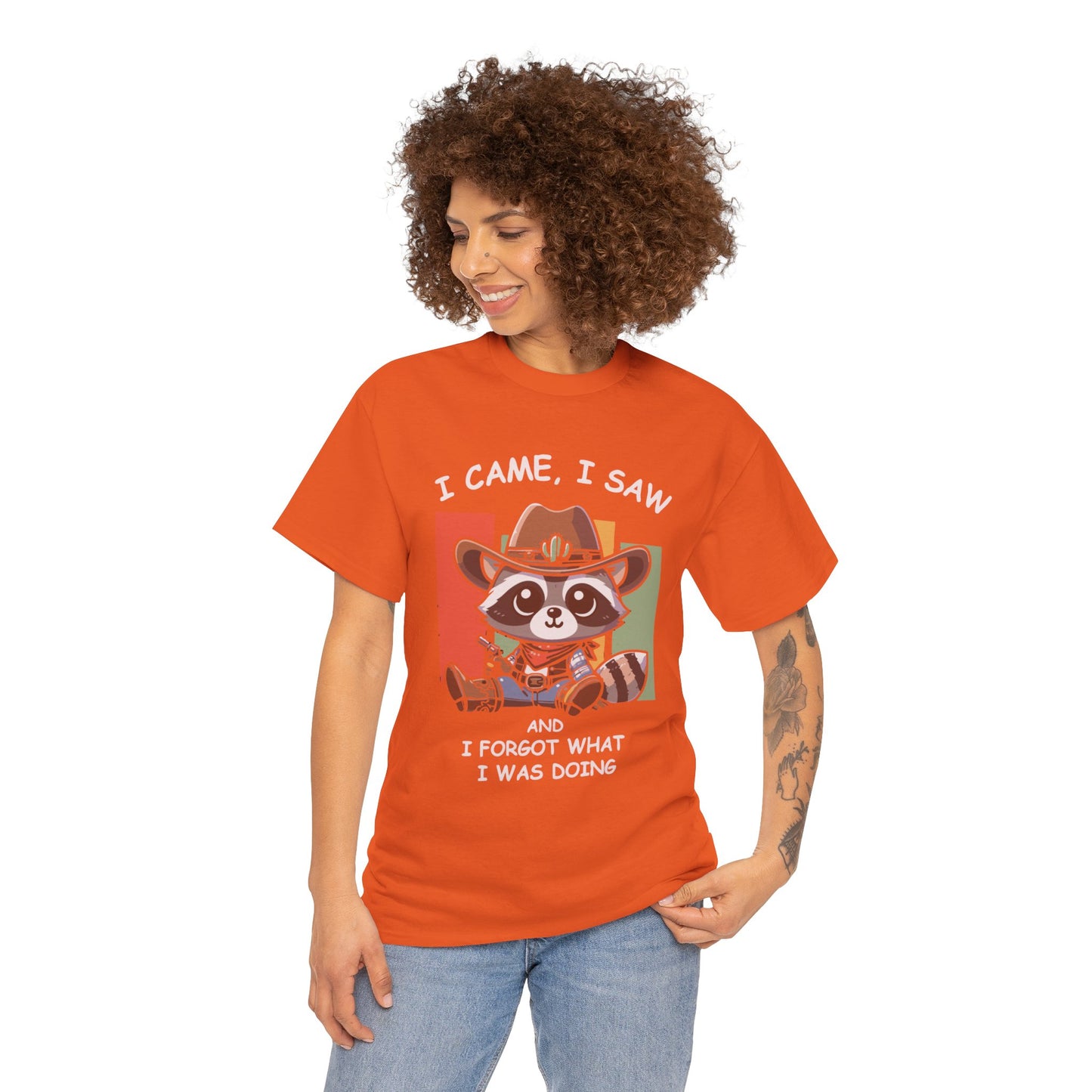 Fun Raccoon Graphic Tee, Cute Funny Animal T-Shirt, Unique Gift, Unisex Cotton Tee, Casual Wear, Birthday Gift, Humor Shirt