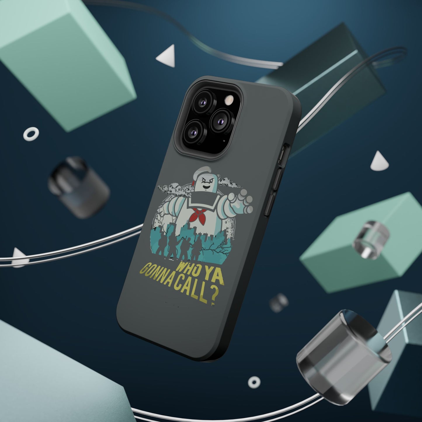 Ghostbuster-Inspired Tough Phone Case - Who Ya Gonna Call? - Perfect for Fans, Gift for Halloween, Geeky Accessories, Durable Protection
