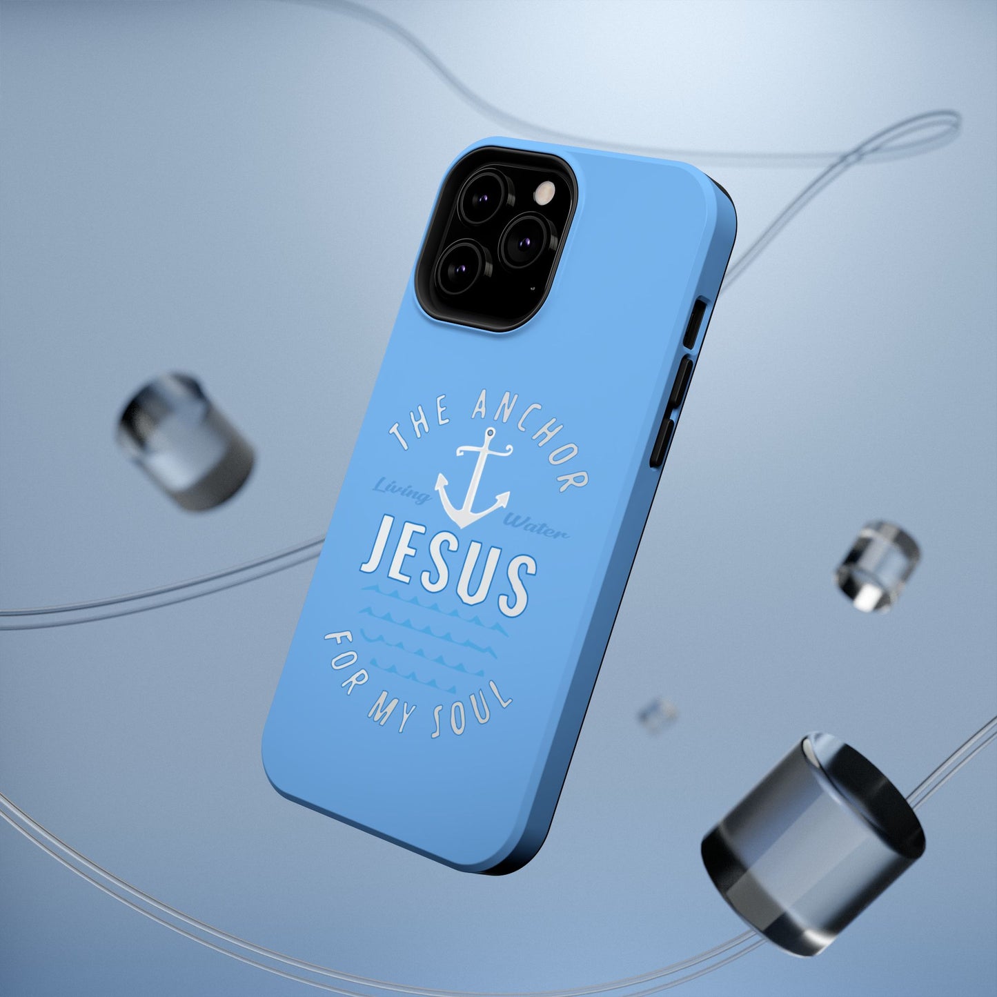 Jesus Anchor Phone Case, Christian Tech Accessories, Inspirational Gifts, Unique Phone Covers, Faith-Based Decor