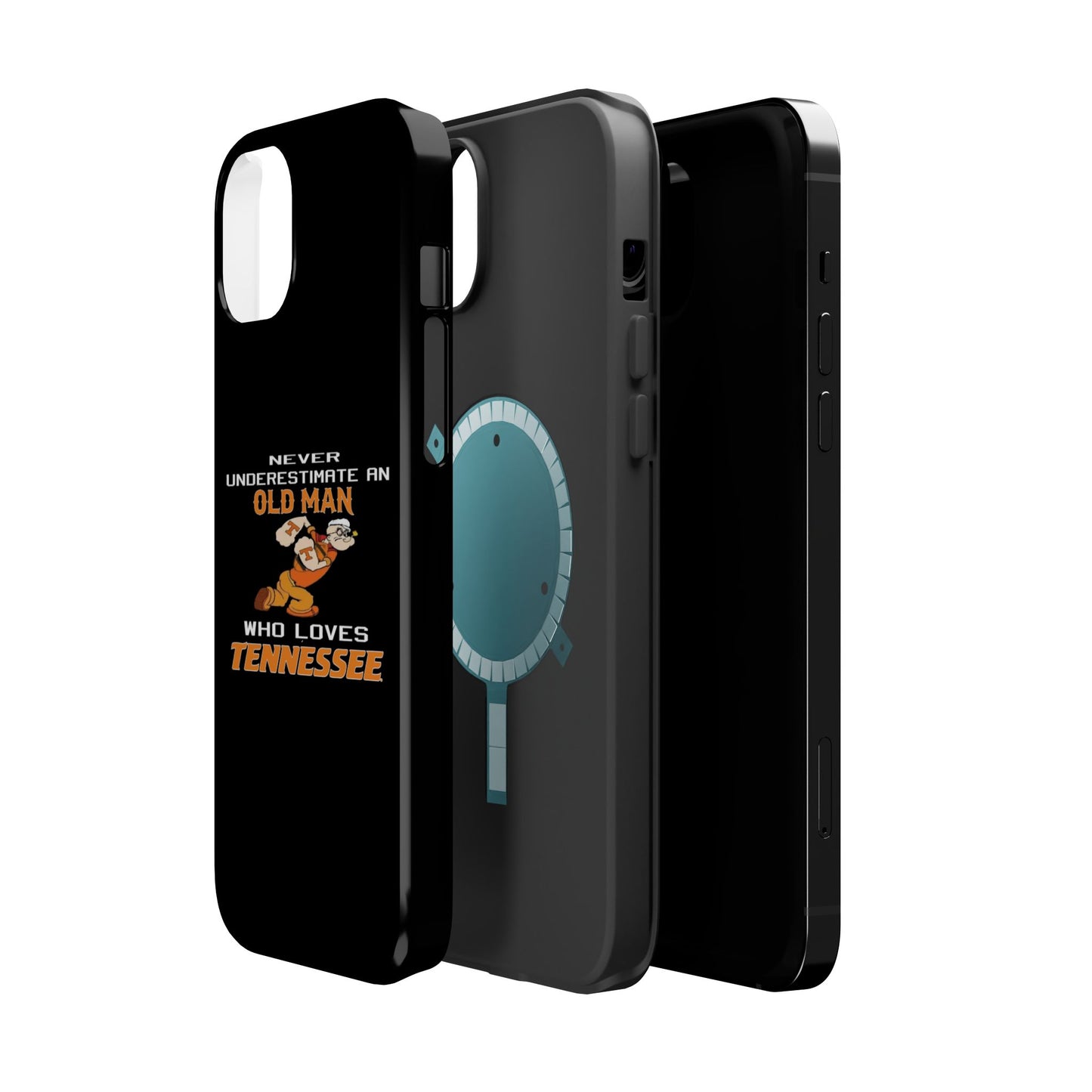 Tough Phone Case, Old Man Who Loves Tennessee, Gift for Grandpa, Tennessee Pride, Men's Accessories, Father's Day, Custom Cases