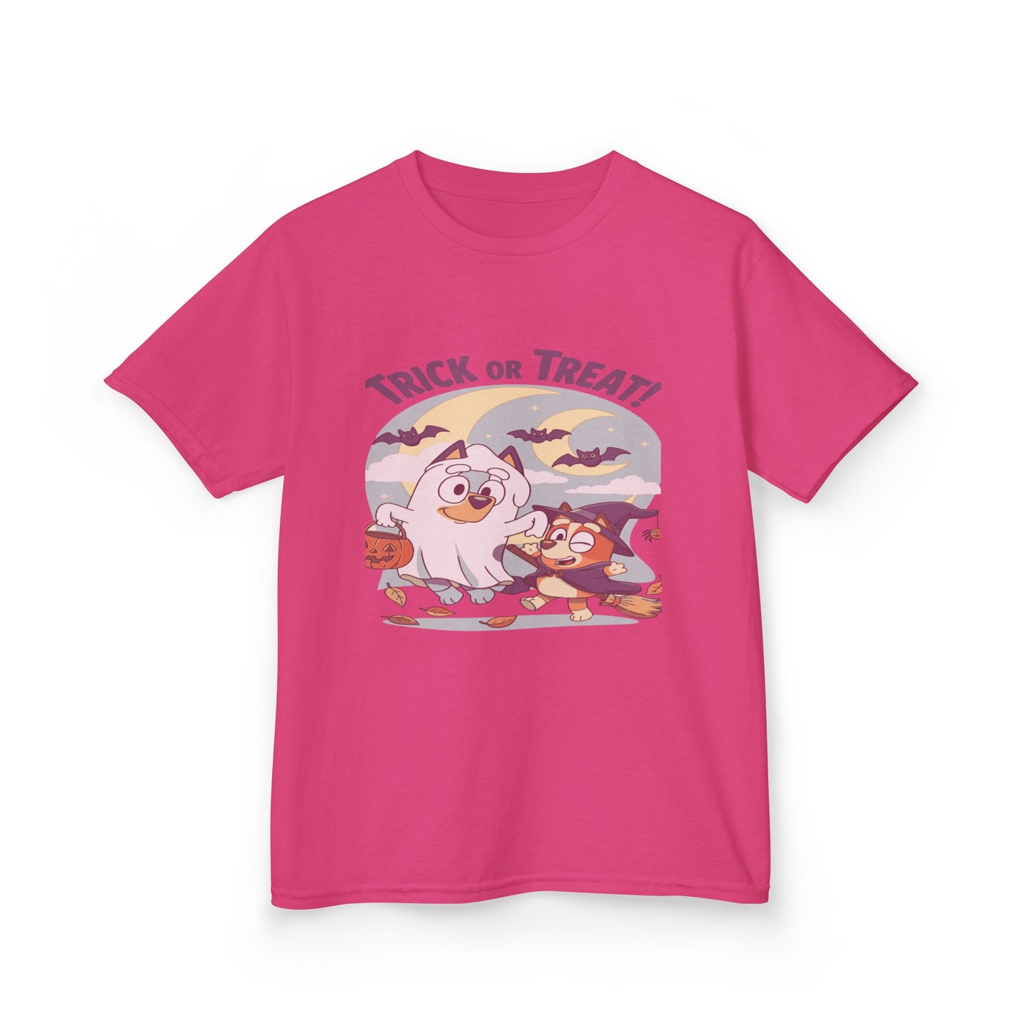 Kids Halloween T-Shirt, Trick or Treat Tee, Fun Ghost & Owl Shirt, Spooky Season Apparel, Cute Costume Top for Kids