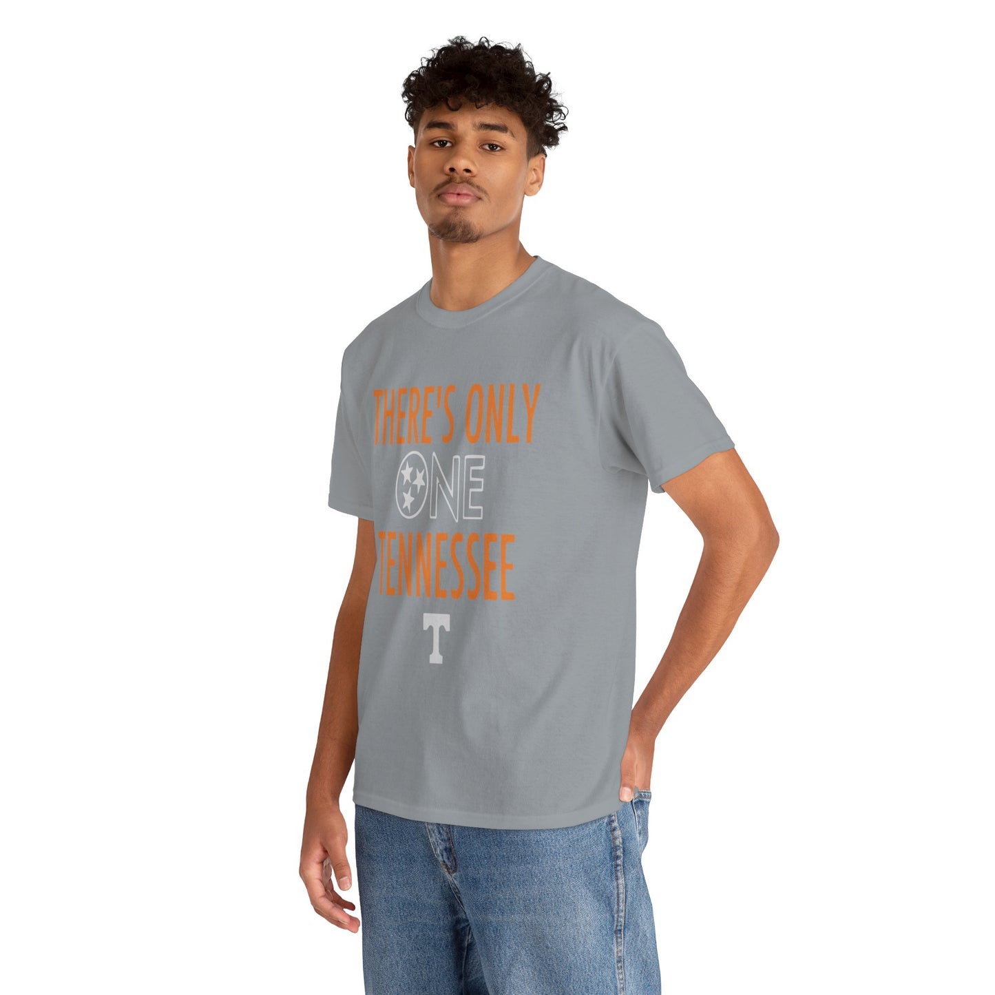 Tennessee Pride Tee, Unisex Heavy Cotton Tee, Tennessee Fans Gift, College Sports Apparel, Casual Everyday Wear, State Pride Shirt