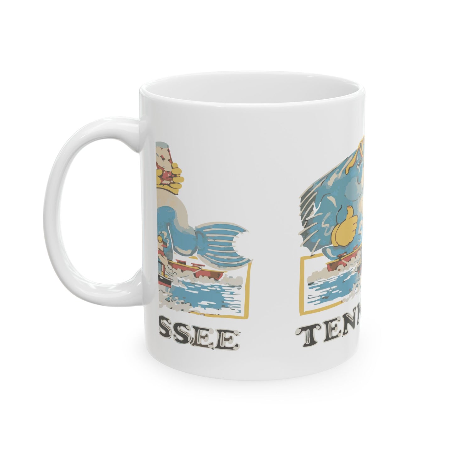 Vintage Tennessee Ceramic Mug, Retro Mug, Tennessee Gifts, Coffee Cup, Souvenir Drinkware, Gift for Travelers