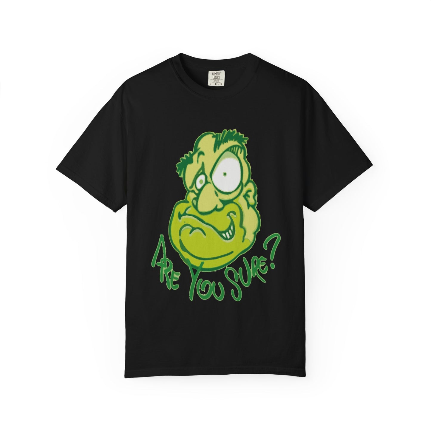 Unisex Garment-Dyed T-Shirt with Quirky Cartoon Design - Perfect for Casual Wear, Gifting, Parties, and Everyday Comfort