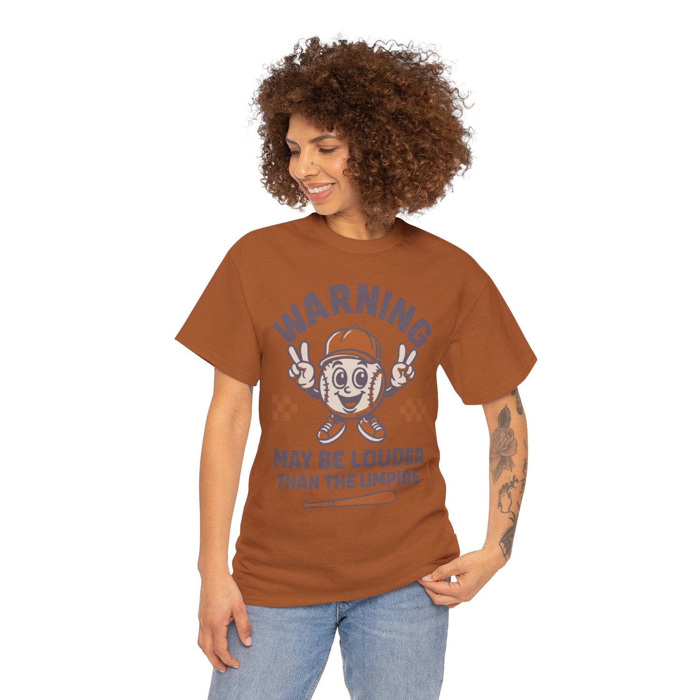 Warning T-Shirt, Fun Umpire Tee, Unique Sports Gift, Casual Wear, Perfect for Baseball Fans
