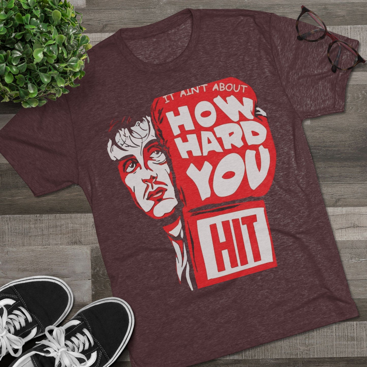 Rocky Fitness Tee - Unisex Tri-Blend Crew Tee