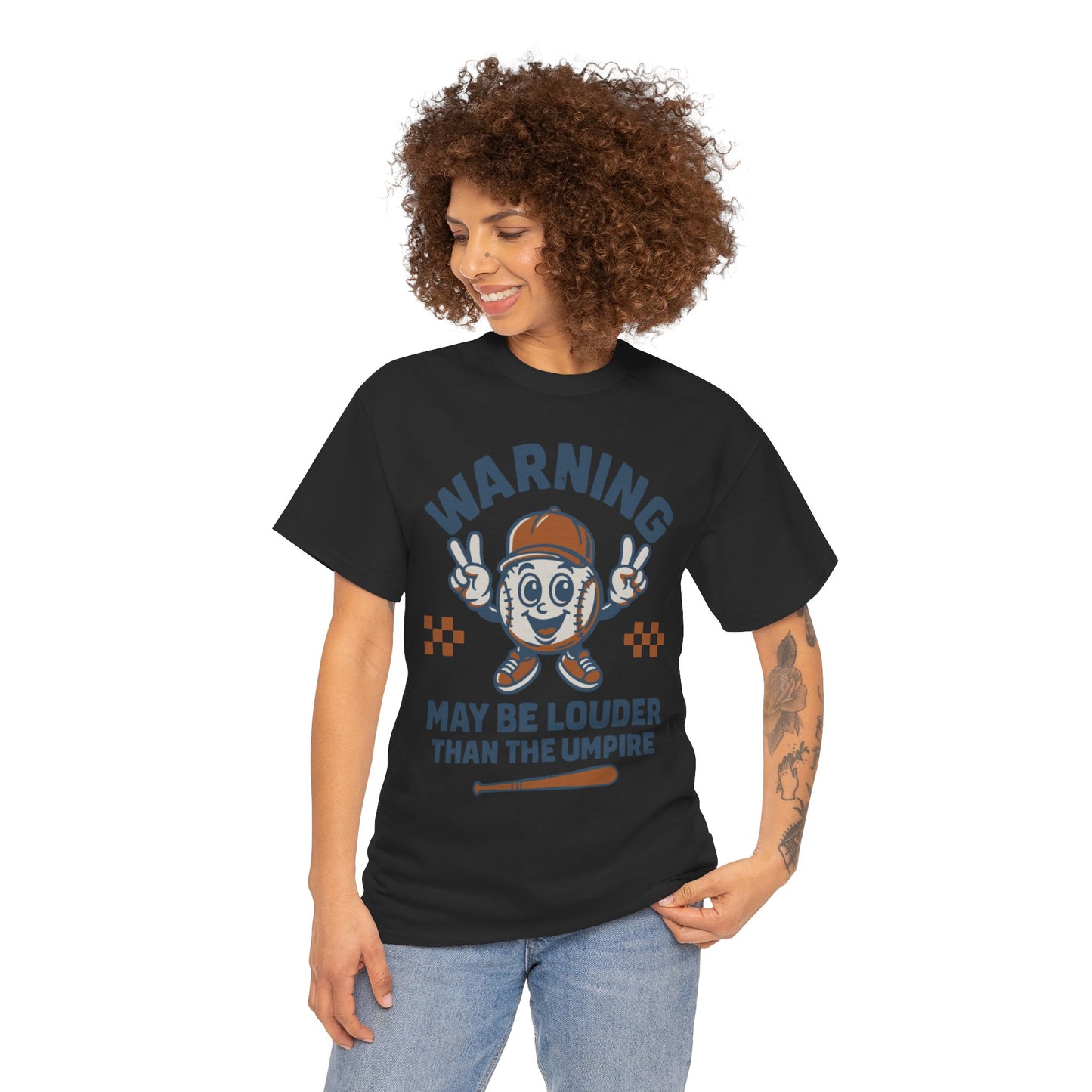 Warning T-Shirt, Fun Umpire Tee, Unique Sports Gift, Casual Wear, Perfect for Baseball Fans