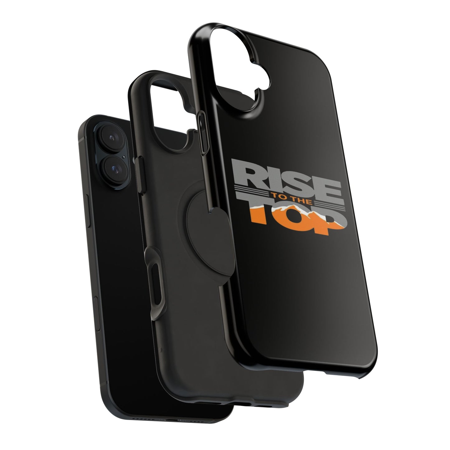 Impact-Resistant Phone Case - Rise to the Top, Durable Phone Cover, Gift for Motivational Quotes Lovers, Trendy Tech Accessories