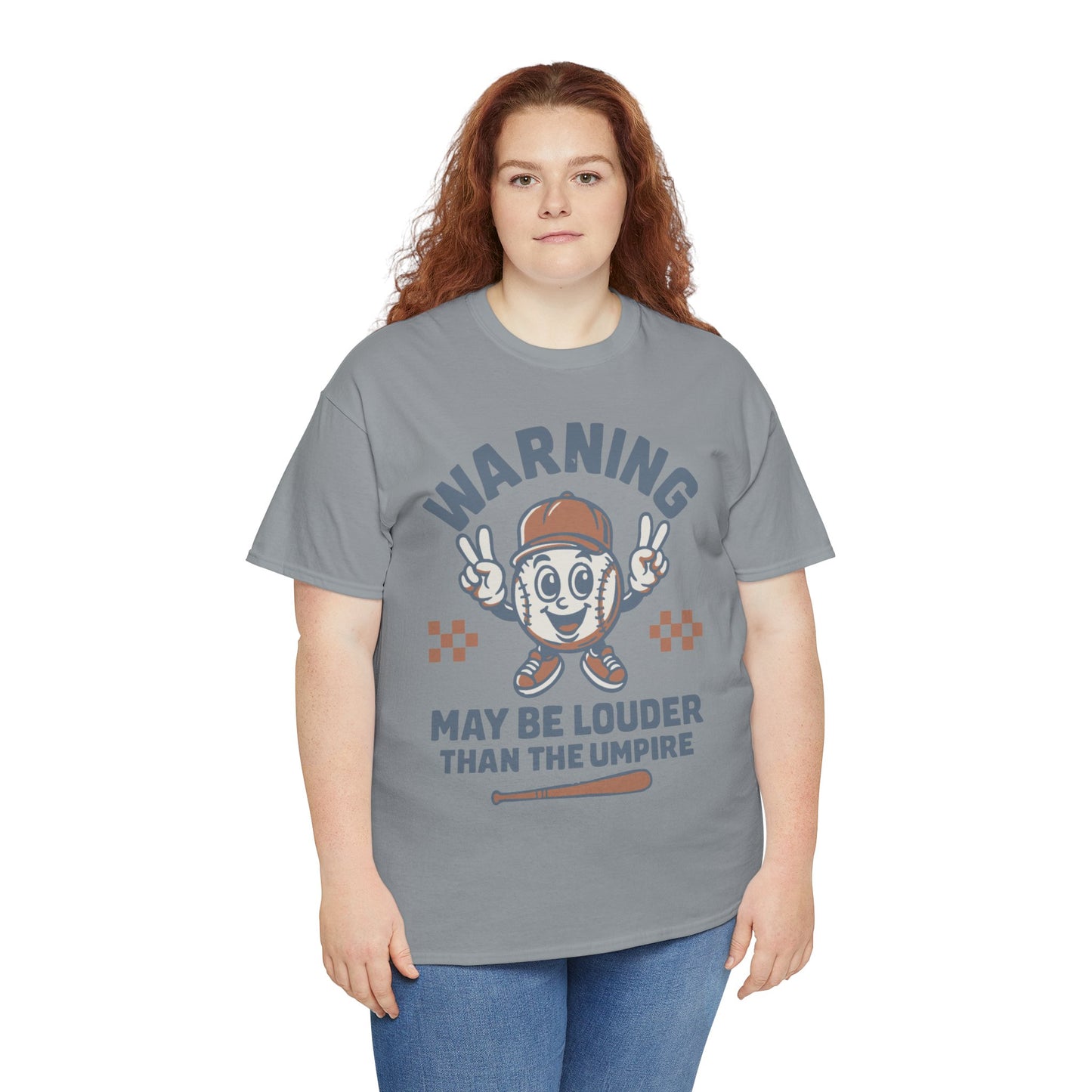 Warning T-Shirt, Fun Umpire Tee, Unique Sports Gift, Casual Wear, Perfect for Baseball Fans