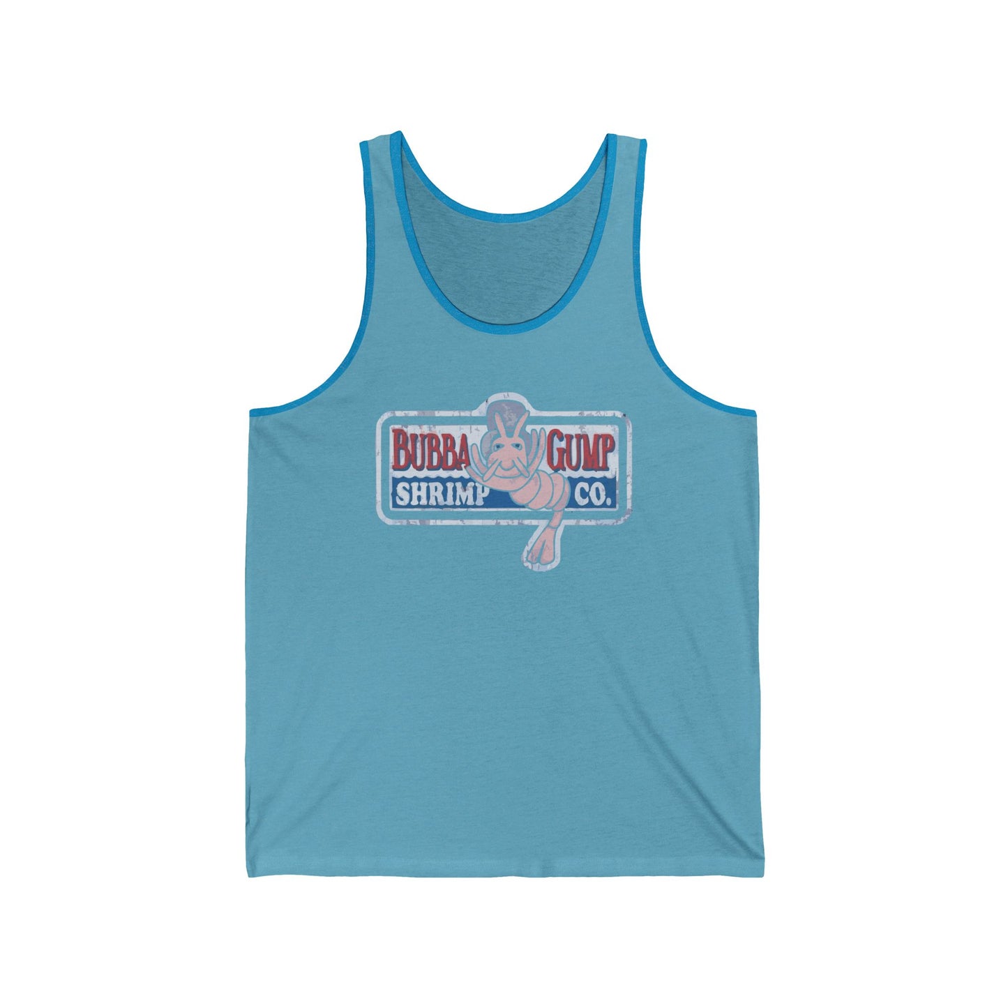 Bubba Gump Shrimp Co. Unisex Jersey Tank Top - Summer Vibes, Beachwear, Gift for Sea Lovers, Casual Day Out, BBQs, Outdoor Events