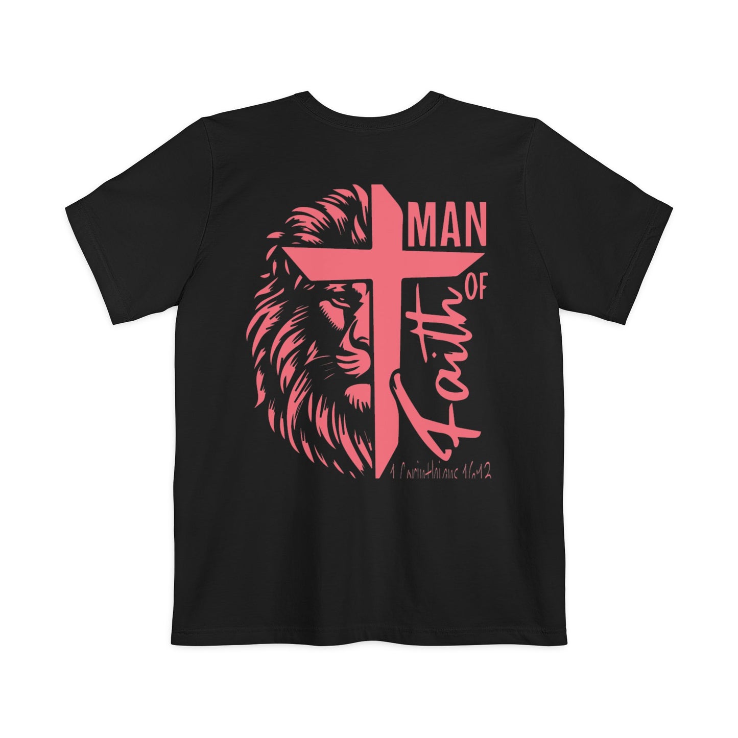 Faith-Inspired Unisex Pocket T-shirt - Perfect for Christian Men, Everyday Wear, Gifts for Dad, and Faith Celebrations