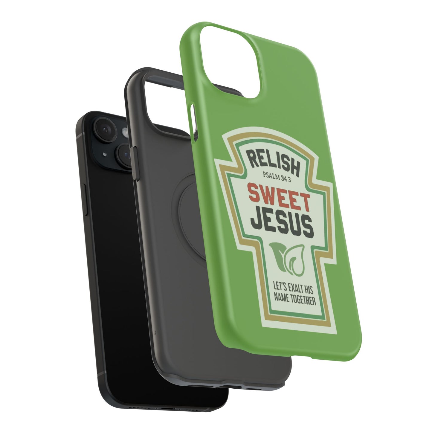 Relish Sweet Jesus Phone Case, Christian Gift, Impact-Resistant Case, Religious Phone Accessory, Faith-Based Present, Celebration Case