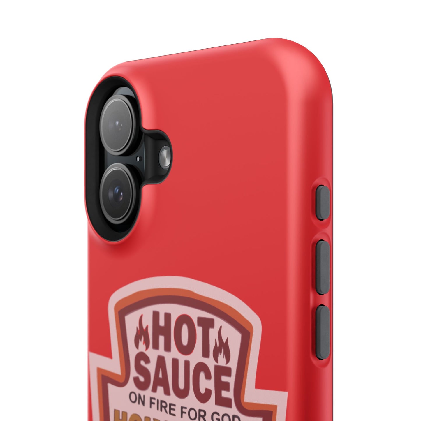 Holy Spirit Hot Sauce Phone Cases - Impact-Resistant, Christian Gift, Spiritual Reminder, Unique Design, Faith-Based Accessory