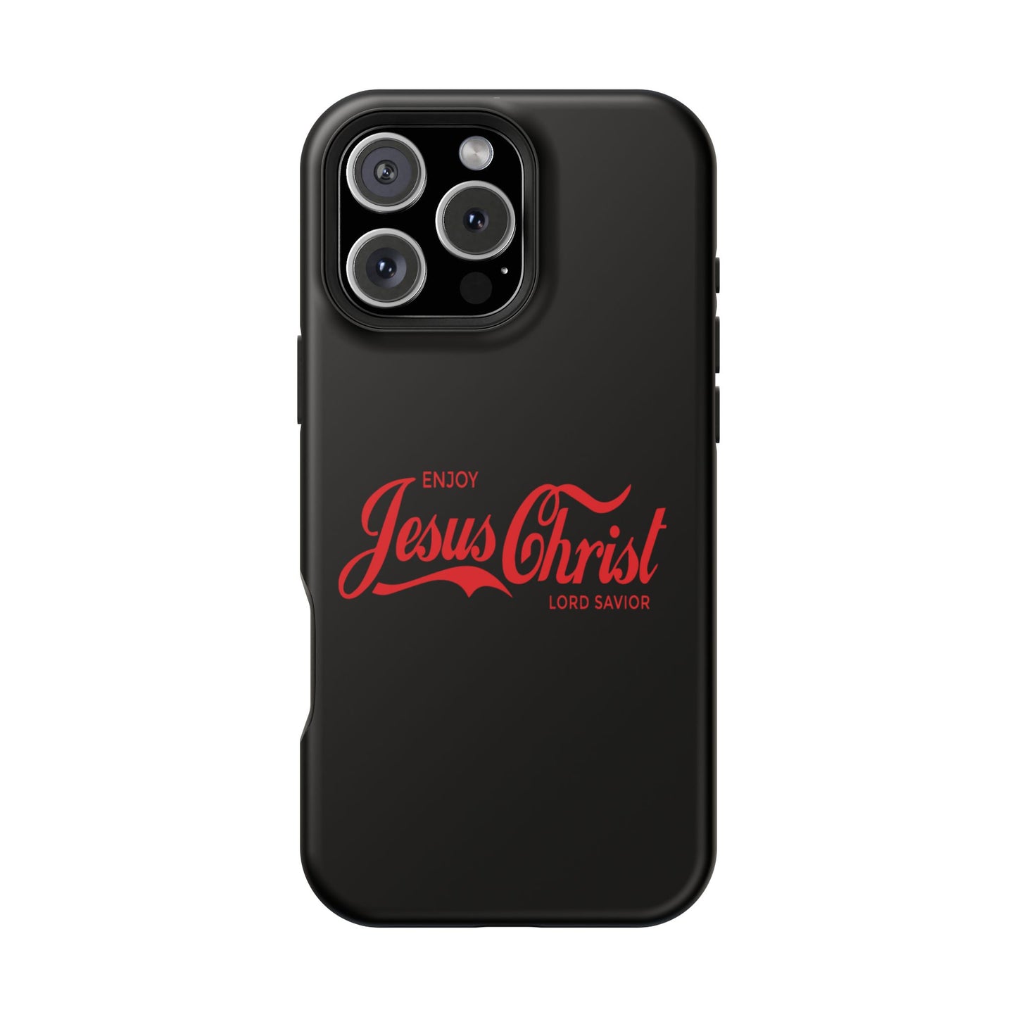 Impact-Resistant Phone Case: Enjoy Jesus Christ Lord Savior, Christian Gift, Durable Protection, Faith-Based Accessory, Holiday Gift