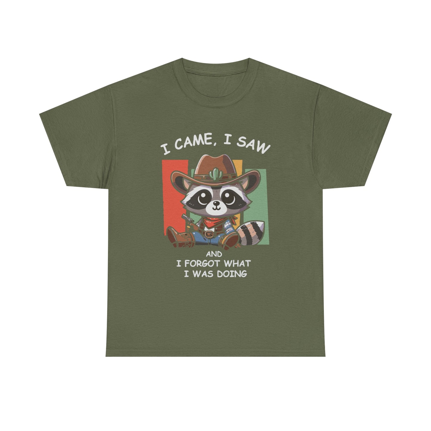 Fun Raccoon Graphic Tee, Cute Funny Animal T-Shirt, Unique Gift, Unisex Cotton Tee, Casual Wear, Birthday Gift, Humor Shirt
