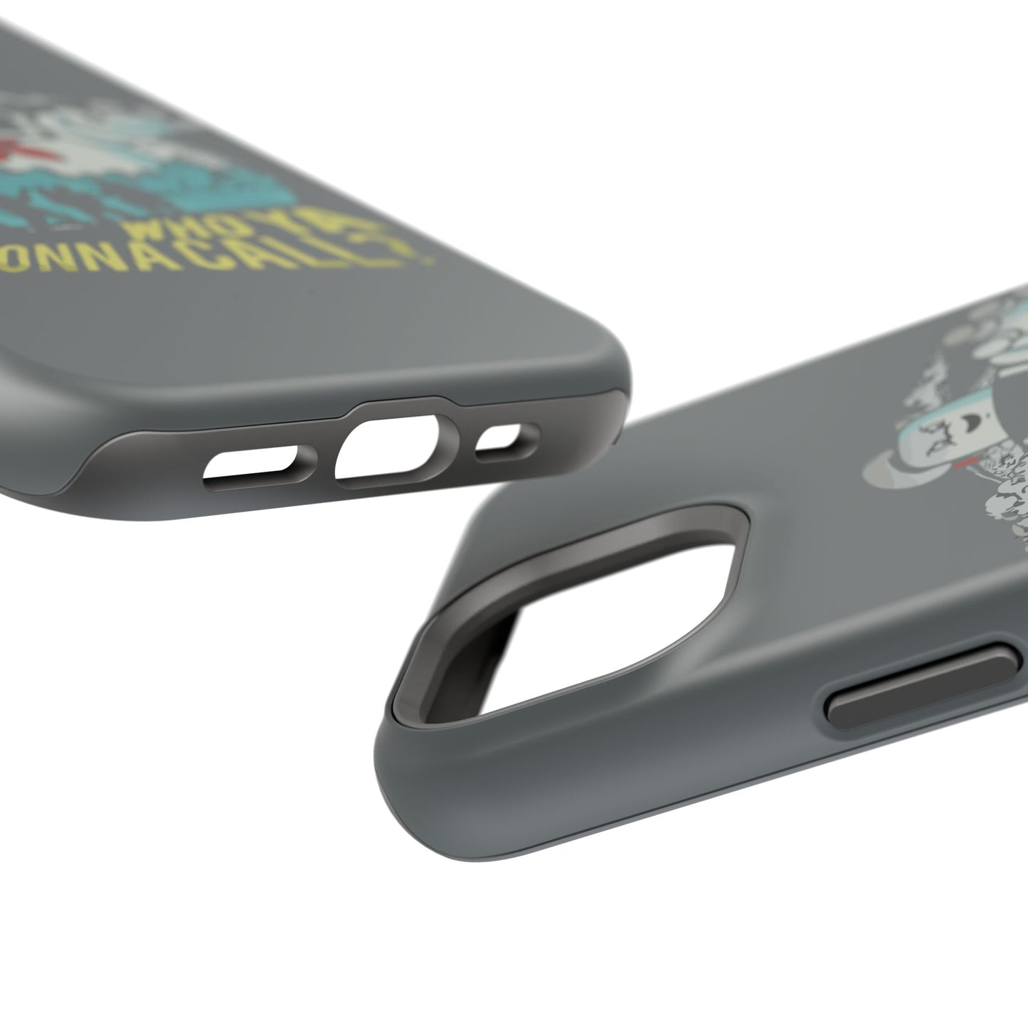 Ghostbuster-Inspired Tough Phone Case - Who Ya Gonna Call? - Perfect for Fans, Gift for Halloween, Geeky Accessories, Durable Protection