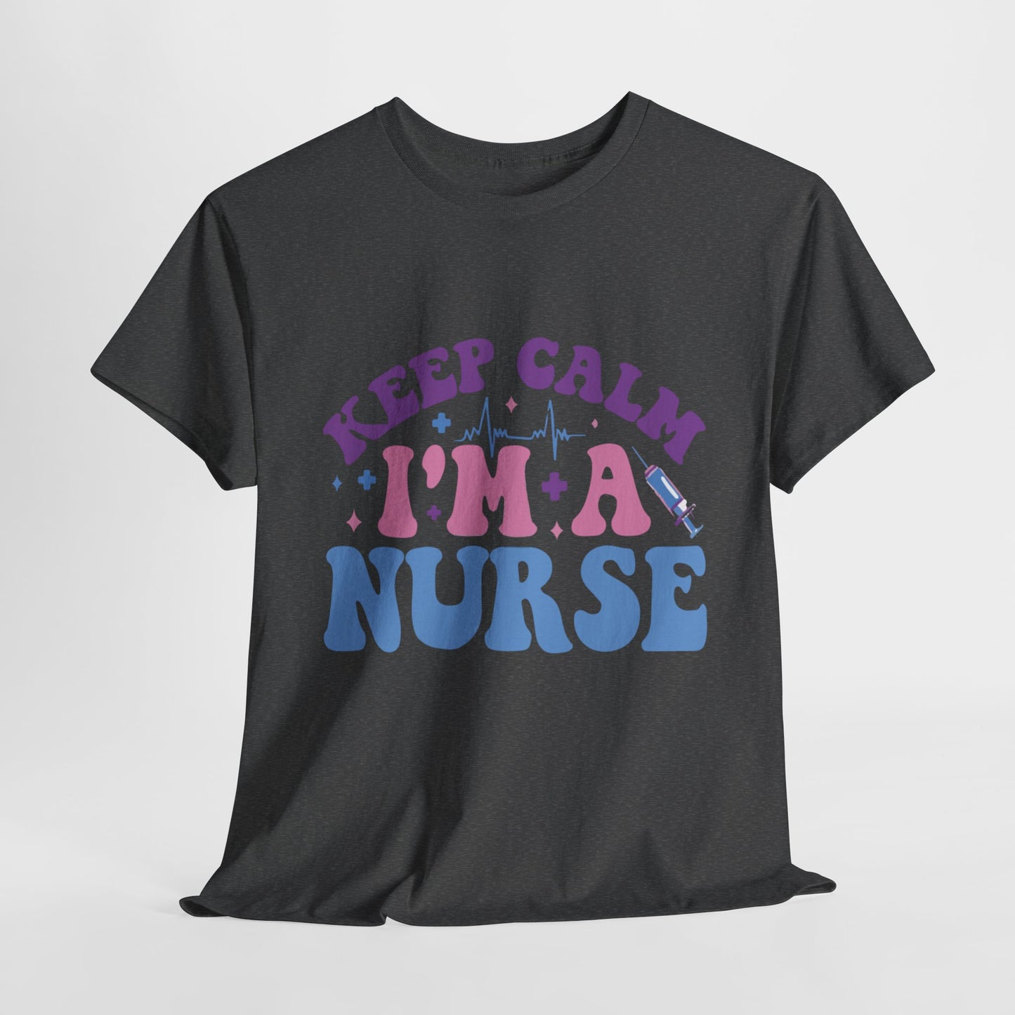 Nurse Appreciation Heavy Cotton Tee, Funny Nurse Gift, Medical Humor Shirt, Nurse Day Celebration Tee, Caregiver Outfit