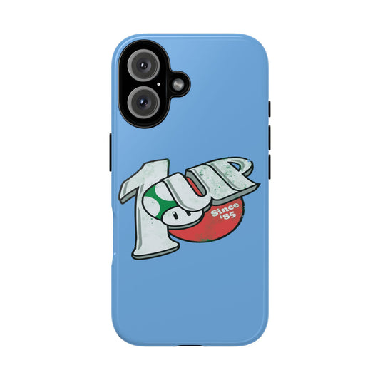 Retro Tough Cases for Phones, 1UP Game Style Cover, Gaming Gift, Console Enthusiast Accessory, Unique Phone Case, Vintage Gaming Decor