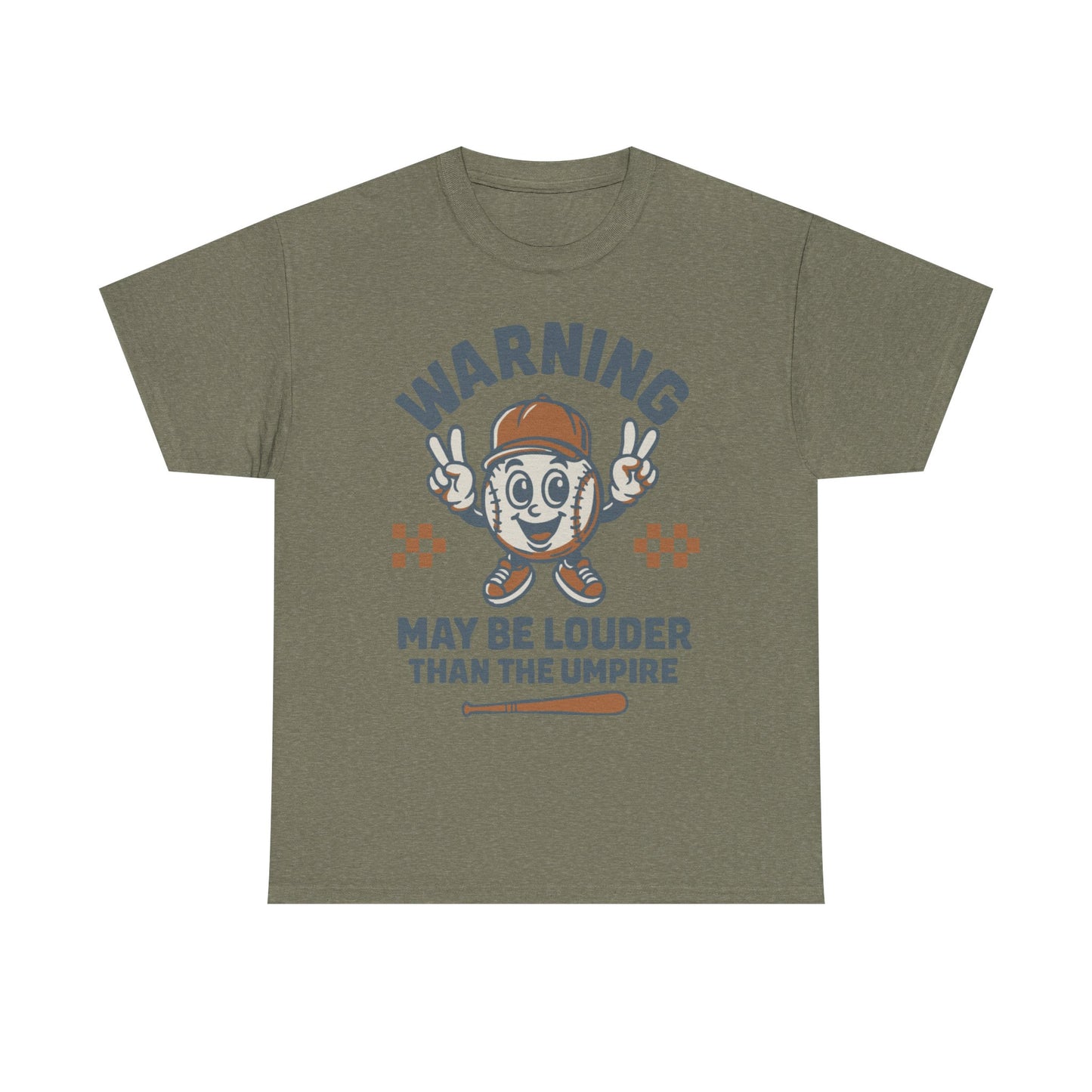 Warning T-Shirt, Fun Umpire Tee, Unique Sports Gift, Casual Wear, Perfect for Baseball Fans